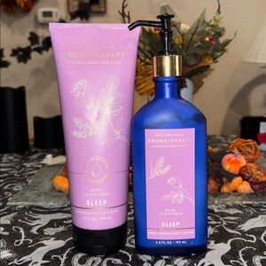 Bath & Body Works Aromatherapy Rose + Lavender Sleep Body Wash & Lotion